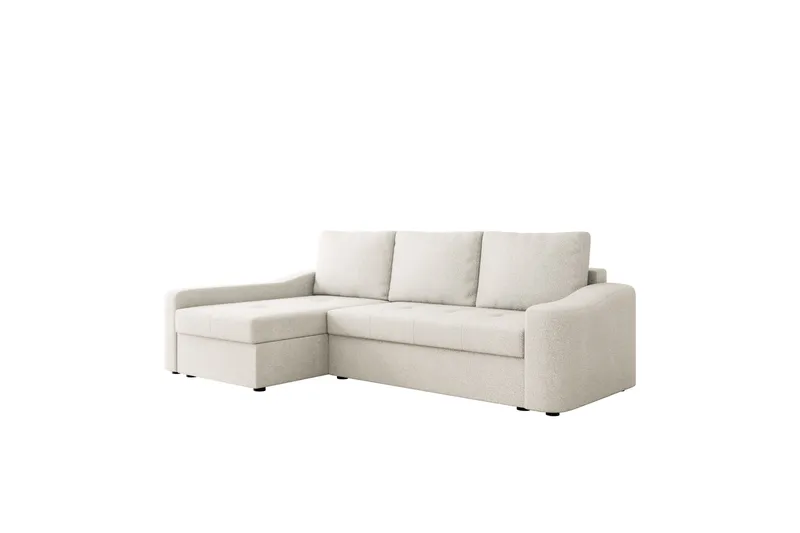Chaman Sovesofa med Sjeselong 3-seter i Plysj, Beige