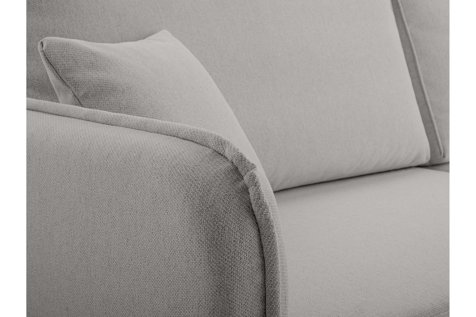 Chandru Sovesofa med Sjeselong 3-seter - Grå - Møbler - Sofaer - Sovesofaer - Sovesofa divan