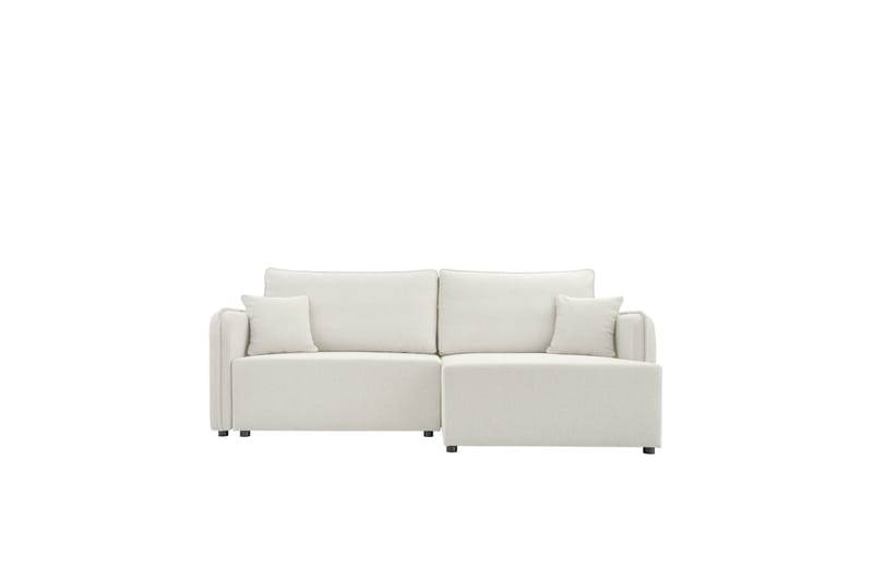 Chandru Sovesofa med Sjeselong 3-seter i Plysj, Beige