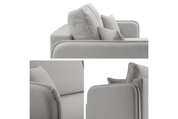 Chandru Sovesofa med Sjeselong 3-seter - Svart - Møbler - Sofaer - Sovesofaer - Sovesofa divan