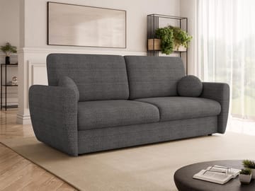Chavez 3-seters sovesofa - Mørkegrå - Møbler - Sofaer - Sovesofaer - 3 seters sovesofa