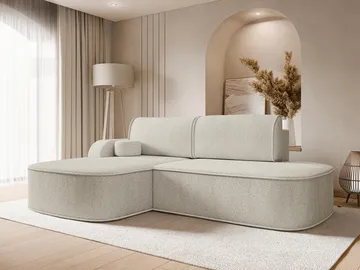 Cinrel Sovesofa med sjeselong 3-seter - Beige - Møbler - Sofaer - Sovesofaer - Sovesofa divan