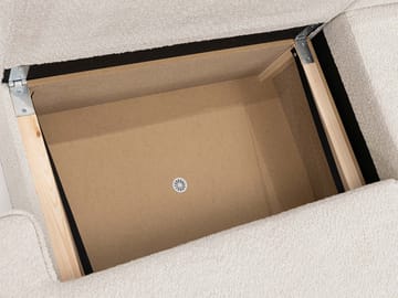 Cinrel Sovesofa med sjeselong 3-seter - Beige - Møbler - Sofaer - Sovesofaer - Sovesofa divan