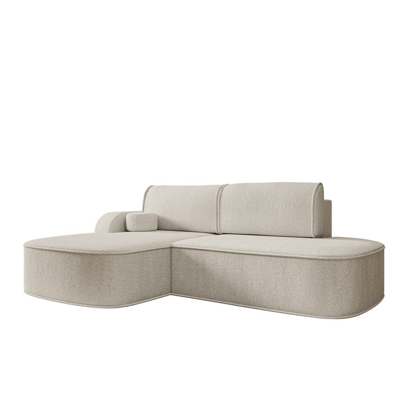 Cinrel Sovesofa med sjeselong 3-seter - Beige - Møbler - Sofaer - Sovesofaer - Sovesofa divan