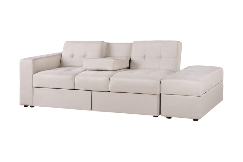 Citlalic Sovesofa - Beige - Møbler - Sofaer - Sovesofaer - 3 seters sovesofa