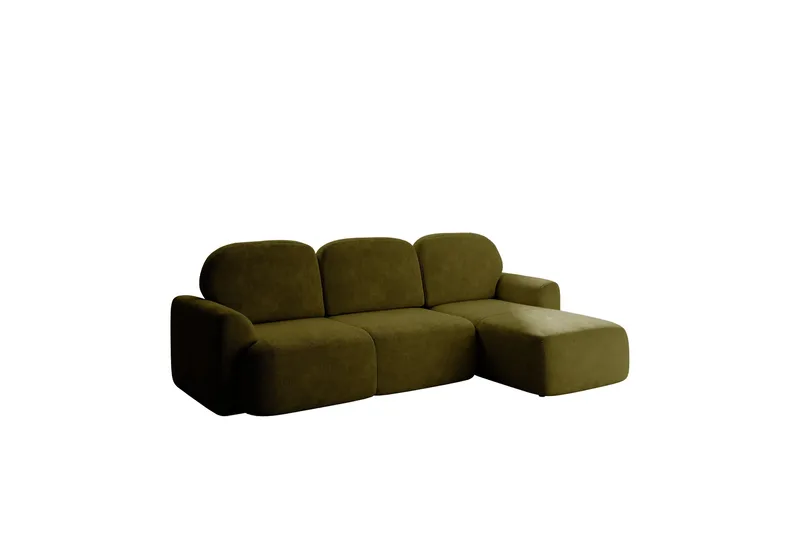 Corfu Sovesofa Med 3-Seters Divan, Grønn