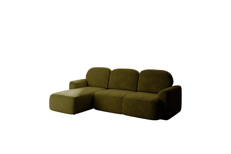 Corfu Sovesofa Med 3-Seters Divan, Grønn