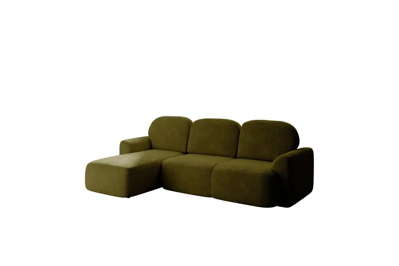 Corfu Sovesofa Med 3-Seters Divan, Grønn