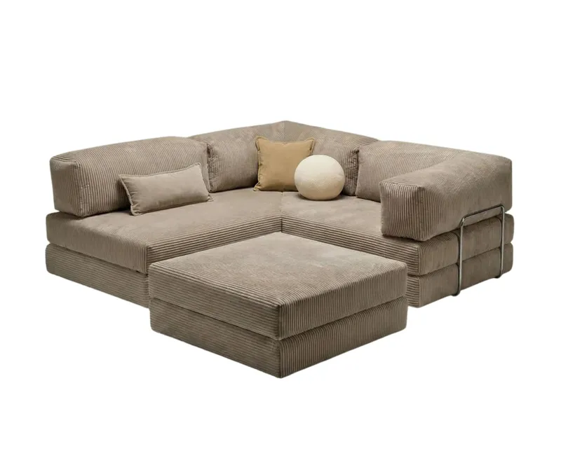 Corner Sofa-Bed Atelier Del Sofa - Møbler - Sofaer - Sovesofaer - Hjørnesovesofa
