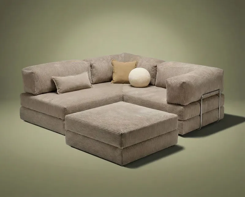 Corner Sofa-Bed Atelier Del Sofa - Møbler - Sofaer - Sovesofaer - Hjørnesovesofa