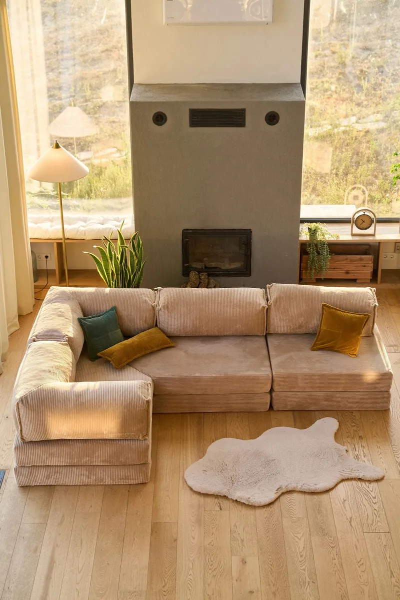 Corner Sofa-Bed Atelier Del Sofa - Møbler - Sofaer - Sovesofaer - Hjørnesovesofa