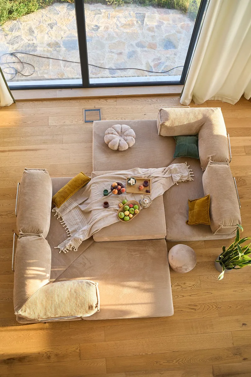 Corner Sofa-Bed Atelier Del Sofa - Møbler - Sofaer - Sovesofaer - Hjørnesovesofa