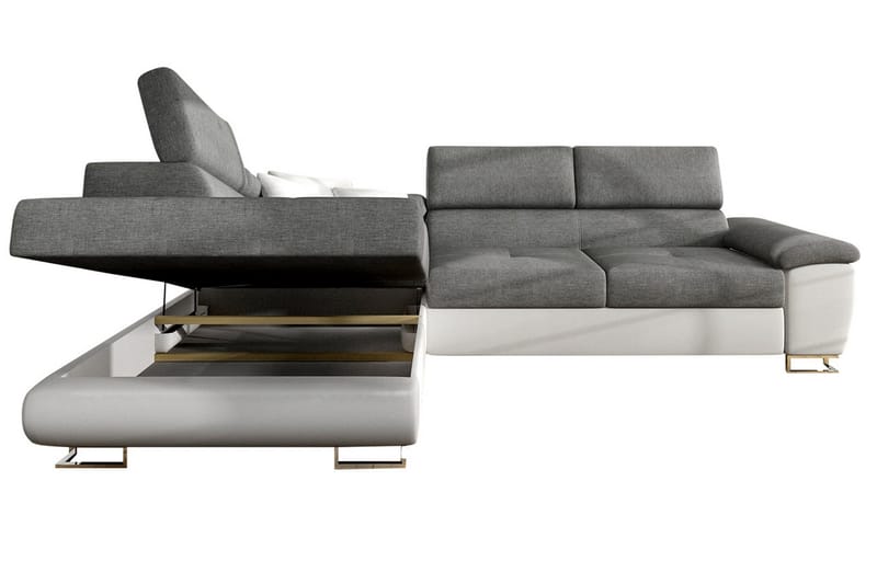 Cotere Hjørnesovesofa 270x203x71 cm - Møbler - Sofaer - Skinnsofaer