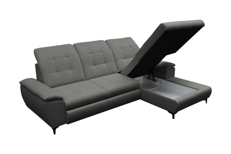 Crystalina Sovesofa med Sjeselong 3-seter - Beige - Møbler - Sofaer - Sovesofaer - Sovesofa divan