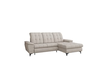 Crystalina Sovesofa med Sjeselong 3-seter - Beige - Møbler - Sofaer - Sovesofaer - Sovesofa divan