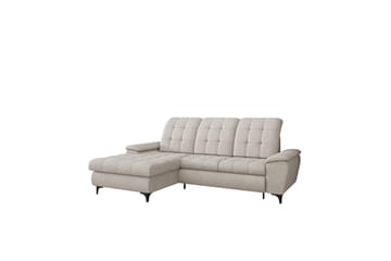 Crystalina Sovesofa med Sjeselong 3-seter - Beige - Møbler - Sofaer - Sovesofaer - Sovesofa divan