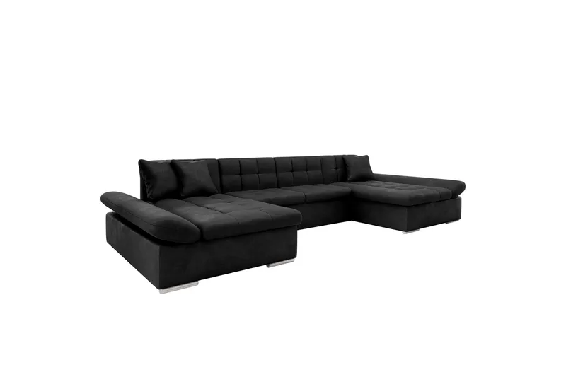 Dewitt Sovesofa Dubbeldivan 5-sits, Svart