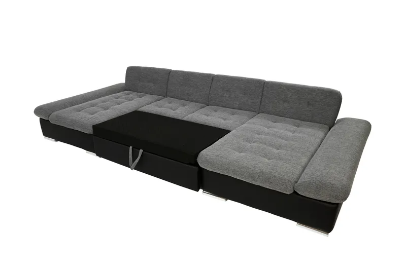 Dewitt Sovesofa Dubbeldivan 5-sits - Svart - Møbler - Sofaer - Sovesofaer - Sovesofa divan