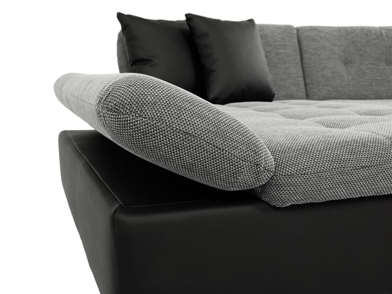 Dewitt Sovesofa med dobbel sjeselong 5-seter - Brun - Møbler - Sofaer - Sovesofaer - U sovesofa