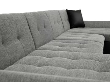 Dewitt Sovesofa med dobbel sjeselong 5-seter - Brun - Møbler - Sofaer - Sovesofaer - U sovesofa