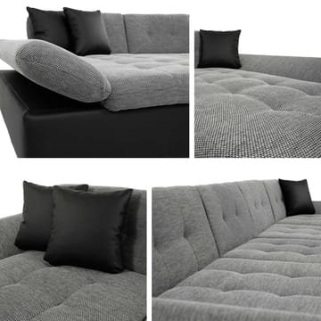 Dewitt Sovesofa med dobbel sjeselong 5-seter - Brun - Møbler - Sofaer - Sovesofaer - U sovesofa