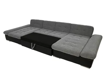 Dewitt Sovesofa med dobbel sjeselong 5-seter - Brun - Møbler - Sofaer - Sovesofaer - U sovesofa