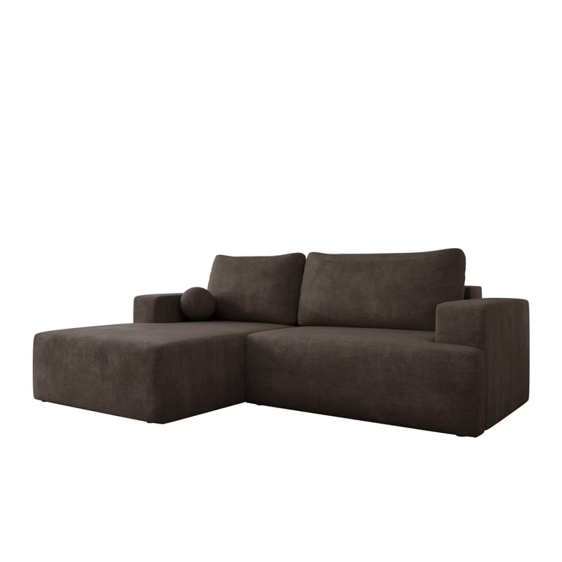 Deylor 3-seters sovesofa med divan, brun