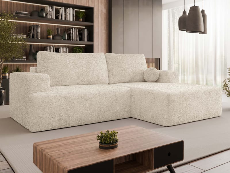 Deylor 3-seters sovesofa med divan - Møbler - Sofaer - Sovesofaer - Hjørnesovesofa