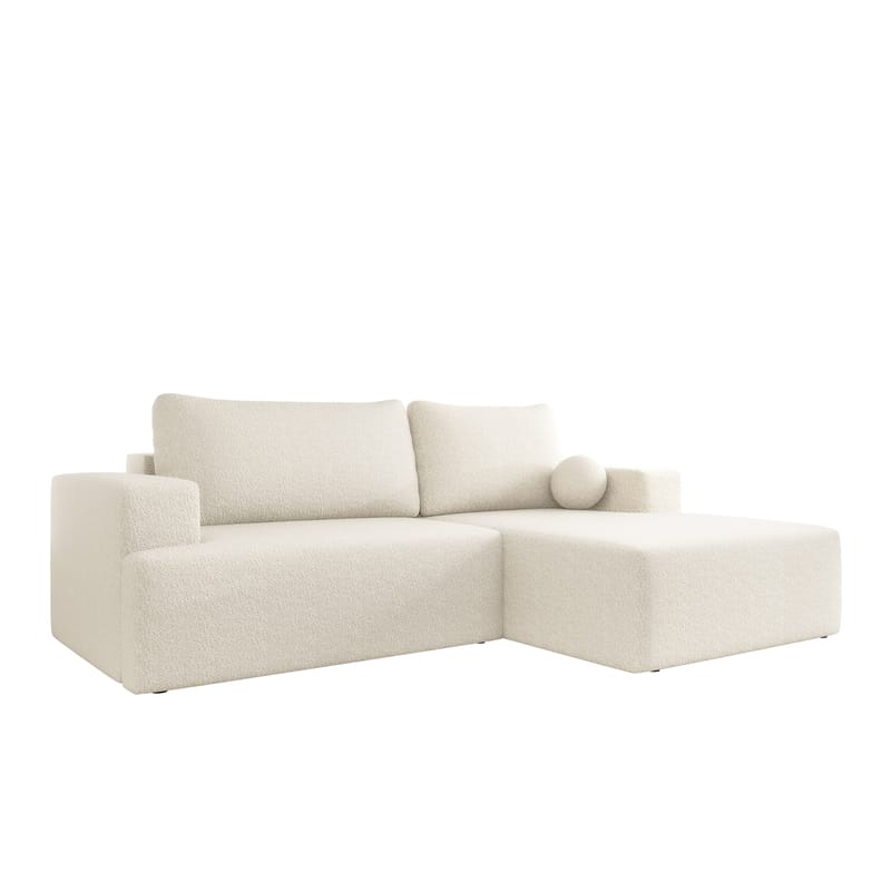 Deylor Sovesofa med sjeselong 3-seter - Hvit - Møbler - Sofaer - Sovesofaer - Sovesofa divan