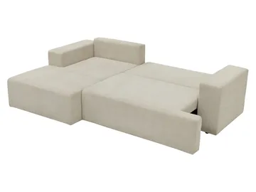 Deylor Sovesofa med sjeselong 3-seter - Rosa - Møbler - Sofaer - Sovesofaer - Sovesofa divan