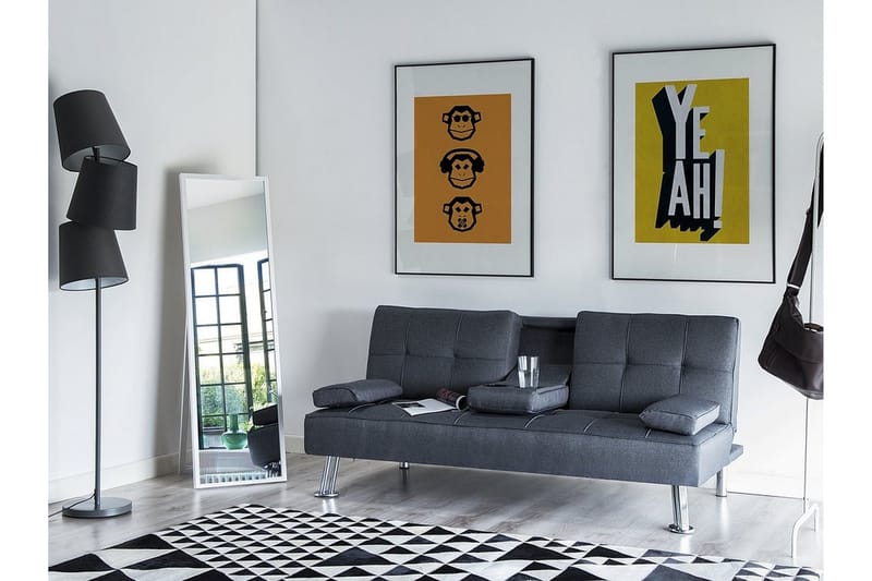 Divansofa Roxen 168 cm - Blå - Møbler - Sofaer - Sovesofaer - Langsgående sovesofa