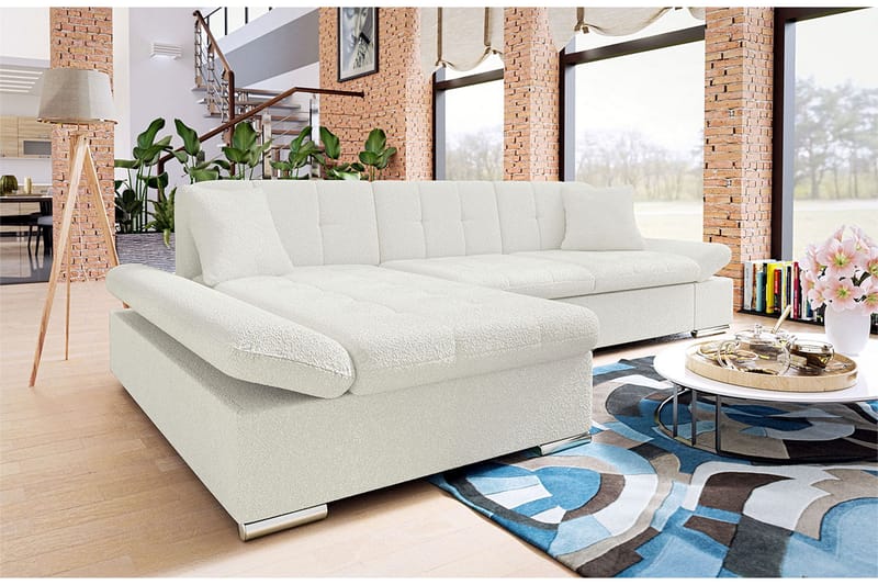 Djerra Sovesofa m. Divan L-formet - Møbler - Sofaer - Sovesofaer - Sovesofa divan