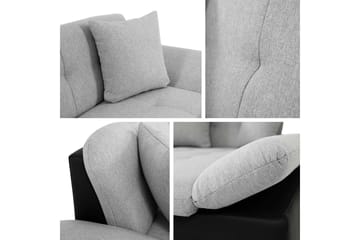 Djerra Sovesofa Med 3-Seters Divan - Grønn - Møbler - Sofaer - Sovesofaer - Sovesofa divan