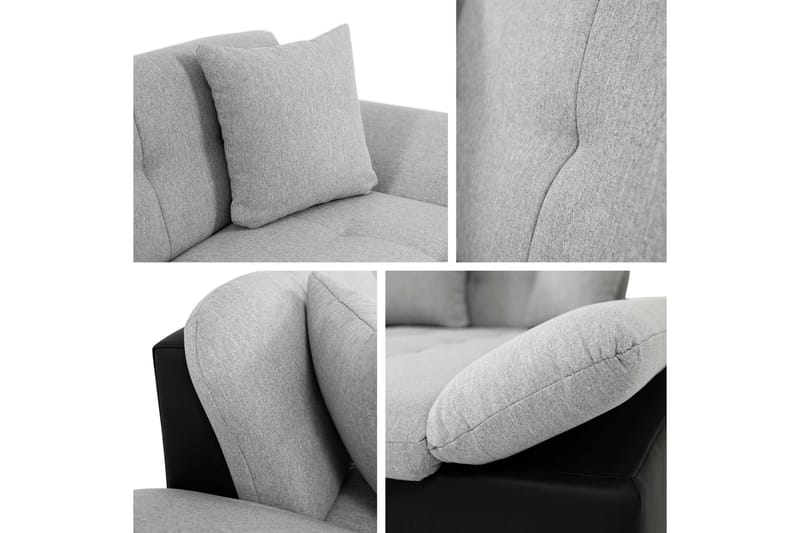 Djerra Sovesofa Med 3-Seters Divan - Grønn - Møbler - Sofaer - Sovesofaer - Sovesofa divan