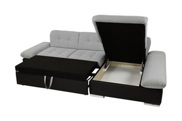 Djerra Sovesofa med Divan 3-seter - Beige - Møbler - Sofaer - Sovesofaer - Sovesofa divan