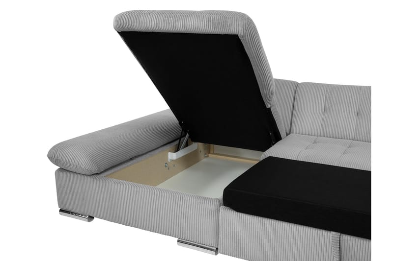 Djerra Sovesofa med Divan 3-seter - Beige - Møbler - Sofaer - Sovesofaer - Sovesofa divan
