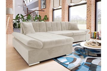 Djerra Sovesofa med Divan 3-seter - Beige - Møbler - Sofaer - Sovesofaer - Sovesofa divan