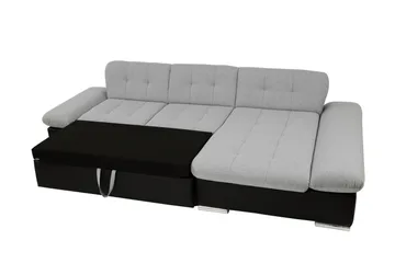 Djerra Sovesofa med Divan 3-seter - Hvit - Møbler - Sofaer - Sovesofaer - Sovesofa divan