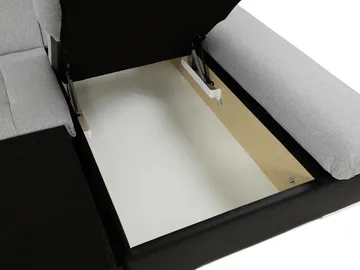 Djerra Sovesofa med sjeselong 3-seter - Brun - Møbler - Sofaer - Sovesofaer - Sovesofa divan