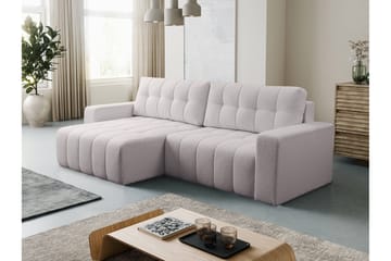 Doryn Sovesofa med Divan 3-seter - Grå - Møbler - Sofaer - Sovesofaer - Sovesofa divan