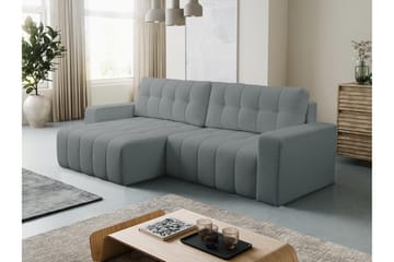 Doryn Sovesofa med Divan 3-seter - Grå - Møbler - Sofaer - Sovesofaer - Sovesofa divan