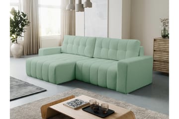 Doryn Sovesofa med Divan 3-seter - Grønn - Møbler - Sofaer - Sovesofaer - Sovesofa divan