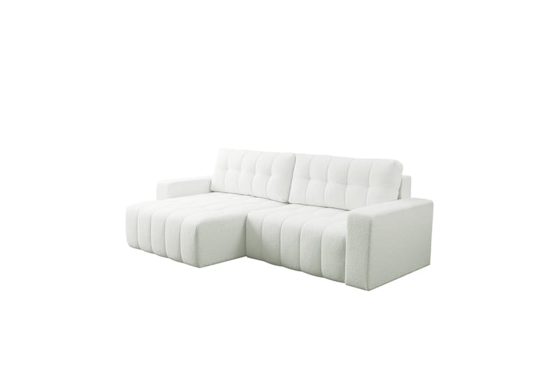Doryn Sovesofa med Divan 3-seter - Hvit - Møbler - Sofaer - Sovesofaer - Sovesofa divan