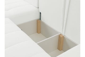 Doryn Sovesofa med Divan 3-seter - Hvit - Møbler - Sofaer - Sovesofaer - Sovesofa divan