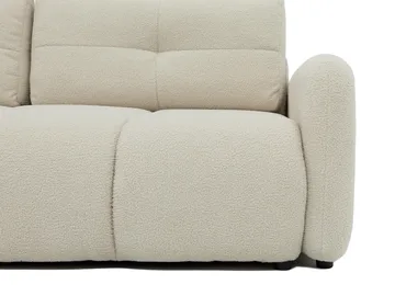 Durven 3-seter Sovesofa 160x200 cm med Oppbevaring i Bouclé - Grå - Møbler - Sofaer - Sovesofaer - 3 seters sovesofa