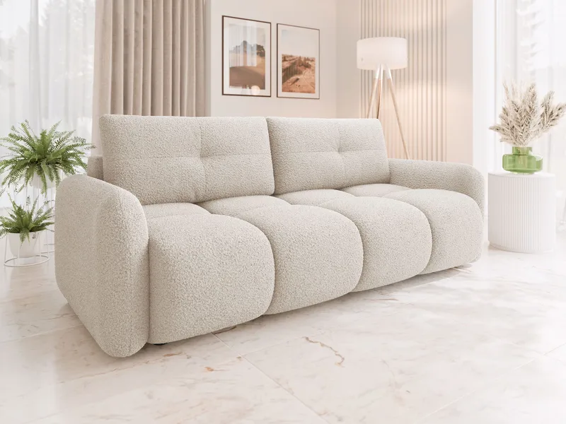 Durven Sovesofa 3-seter - Beige - Møbler - Sofaer - Sovesofaer - 3 seters sovesofa