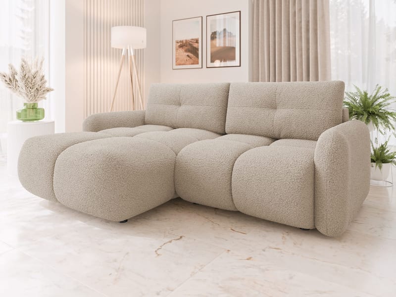 Durven Sovesofa 3-seter - Beige - Møbler - Sofaer - Sovesofaer - Sovesofa divan