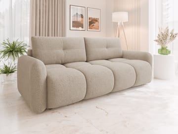 Durven Sovesofa 3-seter - Beige - Møbler - Sofaer - Sovesofaer - 3 seters sovesofa