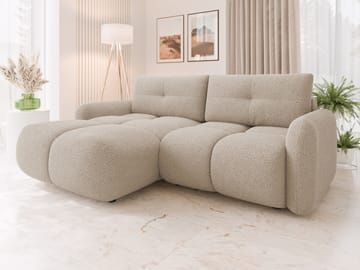 Durven Sovesofa 3-seter - Beige - Møbler - Sofaer - Sovesofaer - 3 seters sovesofa