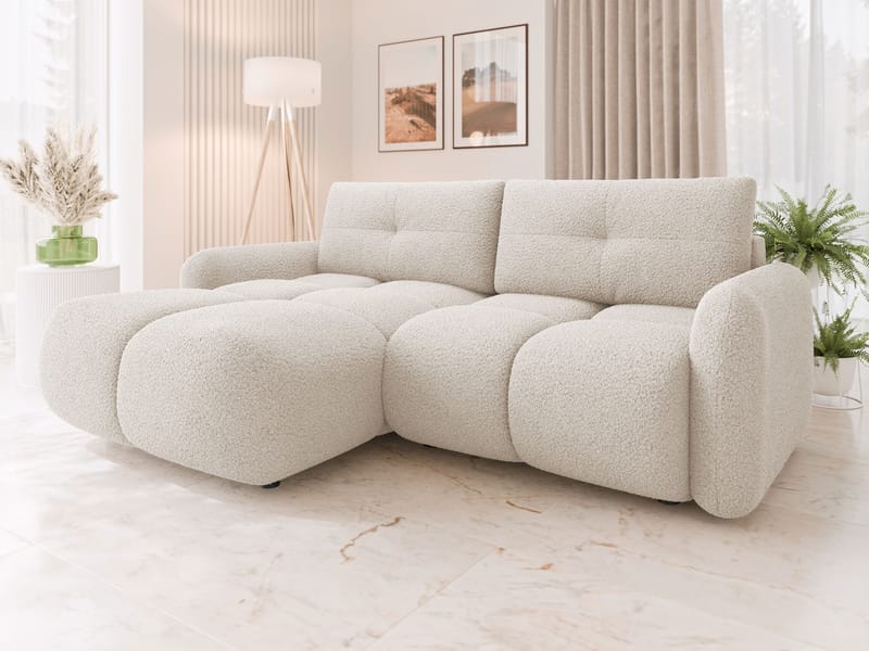 Durven Sovesofa 3-seter - Beige - Møbler - Sofaer - Sovesofaer - 3 seters sovesofa